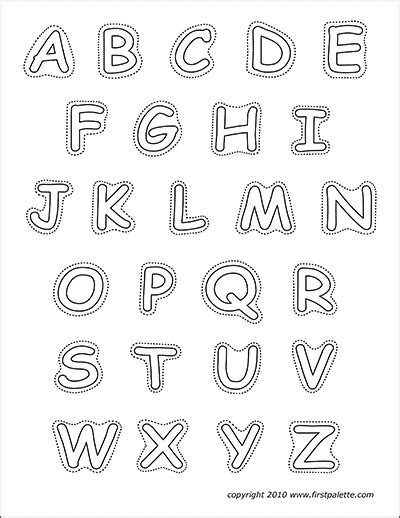 Free Printable Upper Case Letters