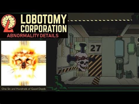 Lobotomy Corp Abnormalities ~ One Sin And Hundreds Of Good Deeds - YouTube