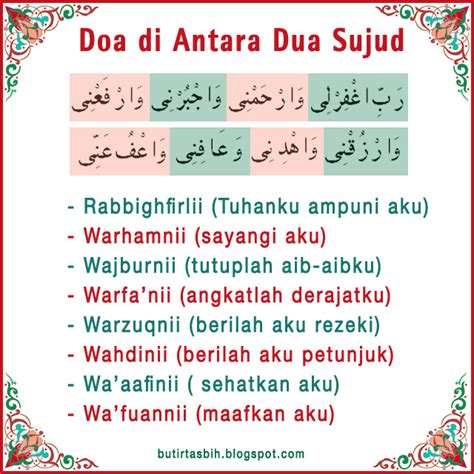 Bacaan Sujud Dan Duduk Antara Dua Sujud Lengkap Arab Latin Dan Arti ...