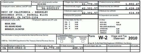 Understanding Your W-2 | Controller's Office