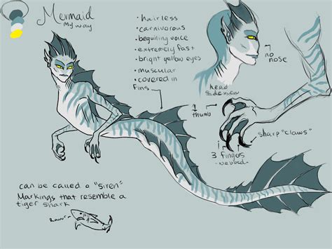 Mermaid Concept Art by Caerulai on DeviantArt