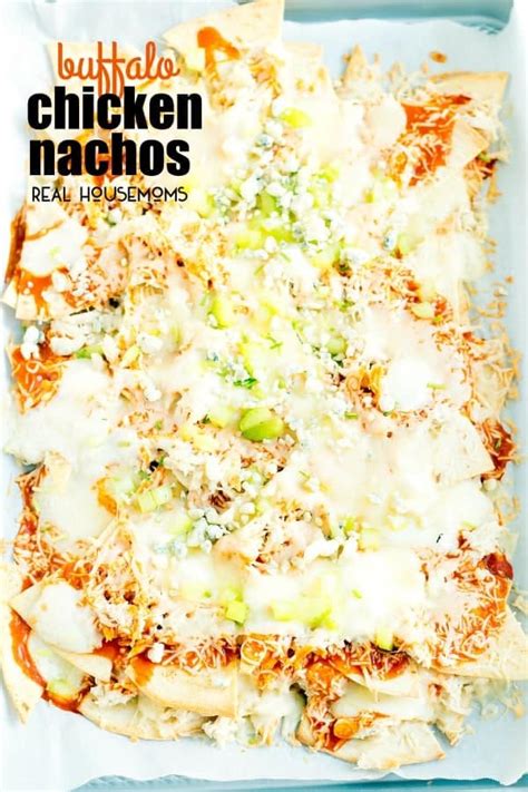 Buffalo Chicken Nachos ⋆ Real Housemoms