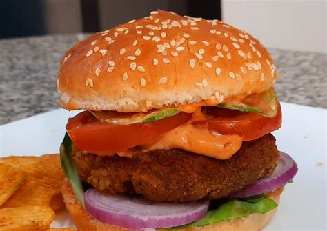 Mc Aloo Tikki Burger Recipe by Naheed Alam - Cookpad