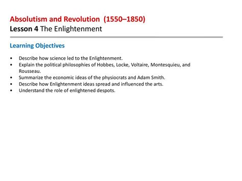 Absolutism and Revolution (1550–1850) - ppt download