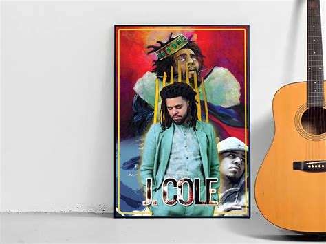 J Cole Album Cover Poster #1 – Poster | Canvas Wall Art Print - Rugsers