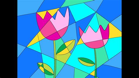 Cubism Flowers