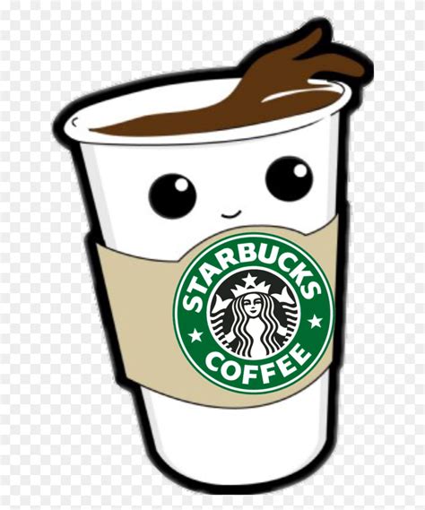 Starbucks Clipart Black And White, Starbucks Black And White - Starbucks Coffee Clipart - FlyClipart