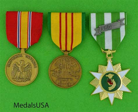 VIETNAM WAR U.S. SERVICE MEDALS US ARMY NAVY AIR FORCE MARINES 3 full ...