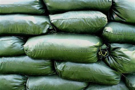 Sandbag stock image. Image of protection, rows, block - 30880239