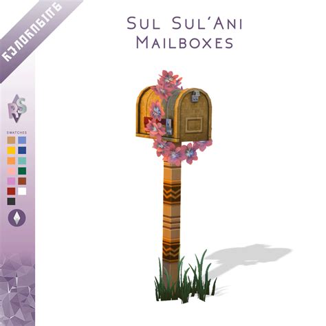 Sul Sul’ani Mailboxes.For such a ‘small’ item it can take quite awhile unfortunately. Anyways ...