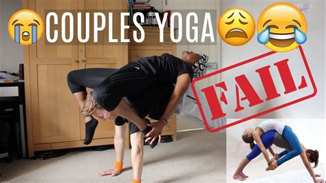 FUNNY COUPLES YOGA CHALLENGE !! - YouTube