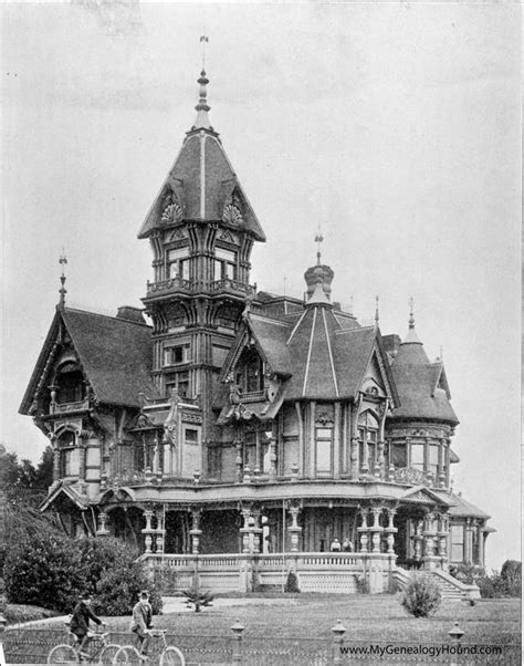 Eureka, California, Carson Mansion, 1902, historic photo