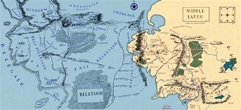 This Map is HELL - Of Beleriand - The Silmarillion - 16