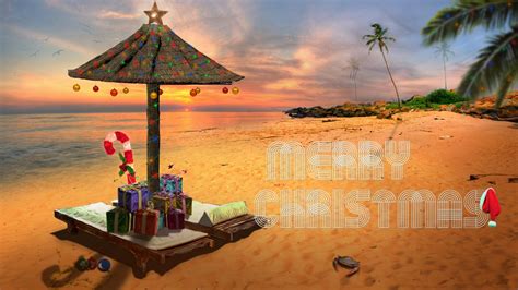 Christmas Beach Wallpapers - Wallpaper Cave