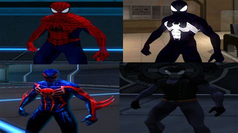 Spider Man Shattered Dimensions Costumes