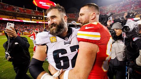 Jason Kelce shares explicit message to Travis Kelce after Chiefs beat Ravens to reach Super Bowl ...