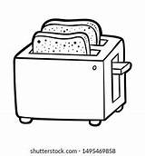 Toaster Coloring Pages sketch template