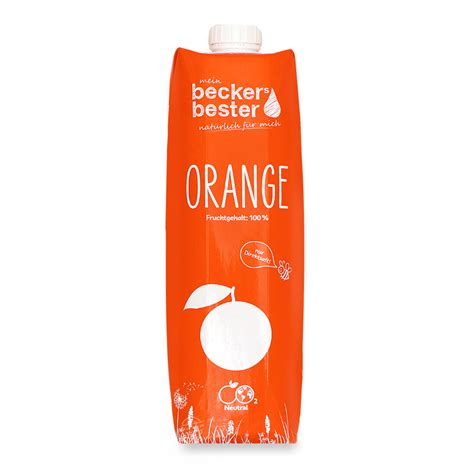 Beckers Bester Orange Juice 1000ml - Germany* - South Stream Market