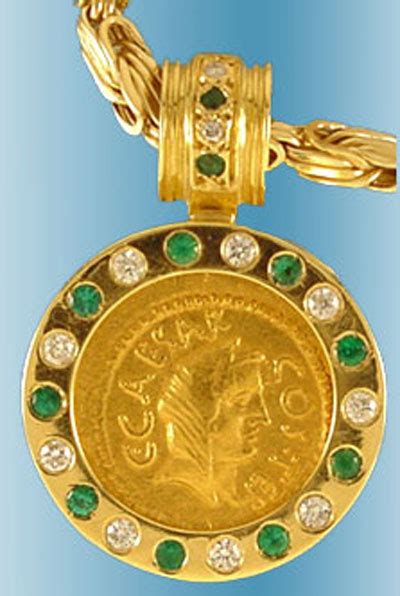 Julius Caesar Coin Pendant – Ancient Creations