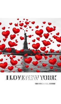 I love New York statue of liberty Valentine's edition red hearts creative blank journal: I love ...