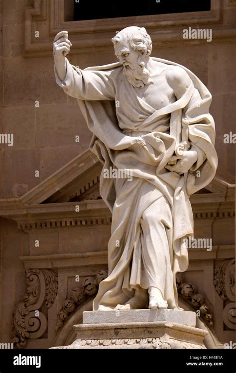 Statue of Paul the Apostle on Santa Maria delle Colonne, Province of ...