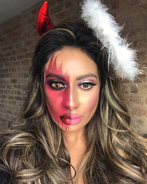 Devil And Angel Makeup Look | Saubhaya Makeup