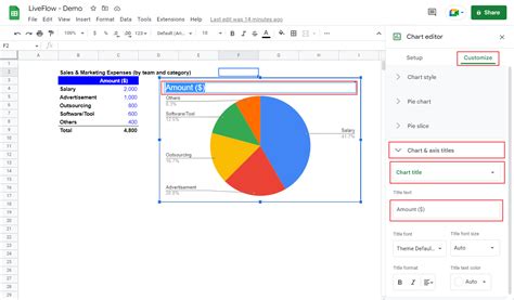 How to Make a Pie Chart in Google Sheets | LiveFlow