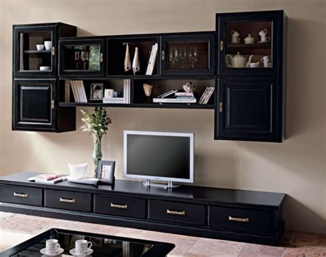 Modular system black, Tonin casa - Luxury furniture MR