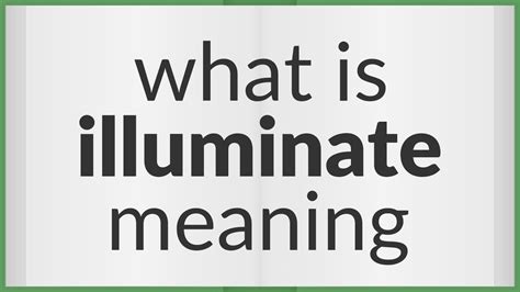 Illuminate Meaning Definition Of Illuminate, 44% OFF