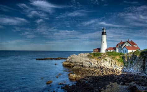 Coastline Lighthouse Wallpapers - Wallpaper Cave