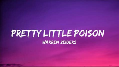 Warren Zeiders - Pretty Little Poison (Lyrics ) - YouTube