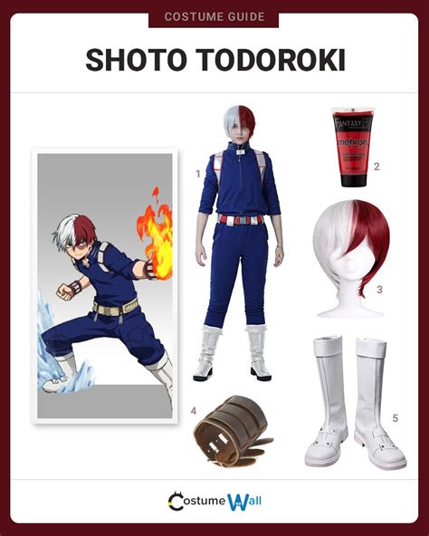 Dress Like Shoto Todoroki Costume | Halloween and Cosplay Guides