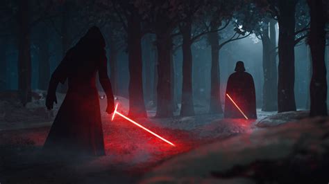 Kylo Ren vs Darth Vader by MizuriAU on DeviantArt