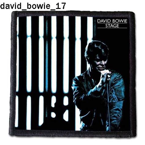 David Bowie 17 - Small Printed Patch - King Of Patches