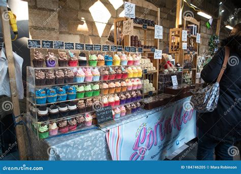 Cake Stall Vendor at a Food Market Showing Display and Price Signs Editorial Image - Image of ...