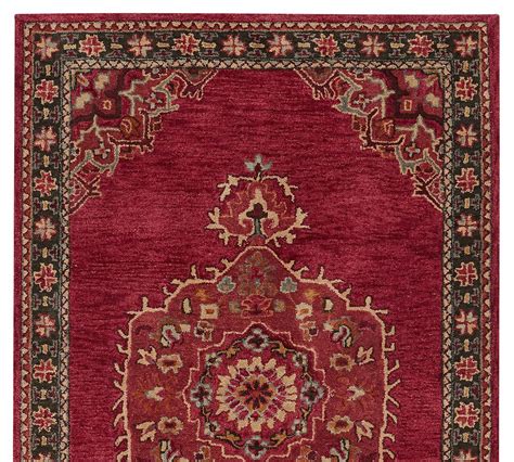 Red Multi Aamir Persian Rug | Pottery Barn