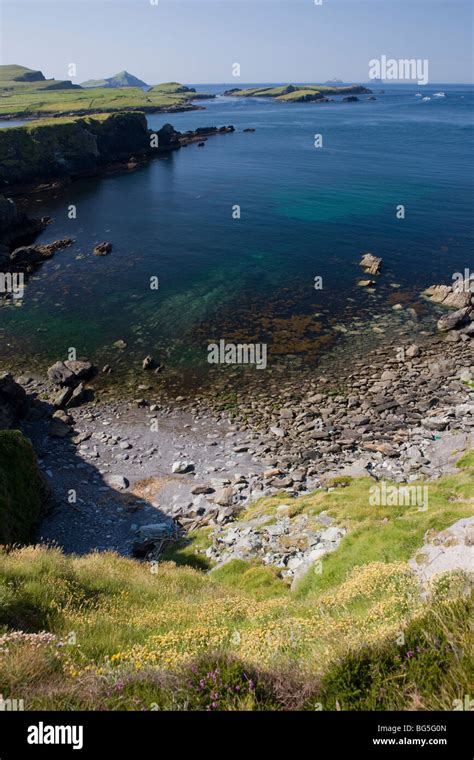 The Skellig Islands from the Iveragh peninsula, West Coast of Ireland Stock Photo - Alamy