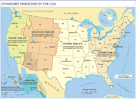 USA Time Zone Maps | Printable Map Of USA