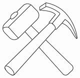 Hammer And Pick Emoji coloring Page  Free Printable Coloring Pages sketch template
