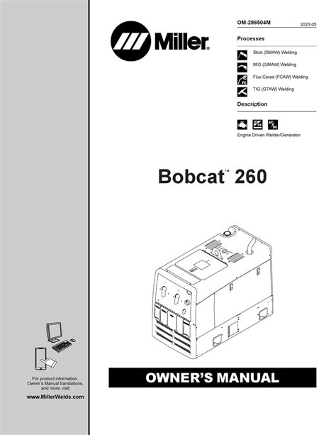 MILLER BOBCAT 260 OWNER'S MANUAL Pdf Download | ManualsLib