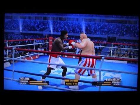 Fight Night Champion Larry Holmes vs Butterbean - YouTube