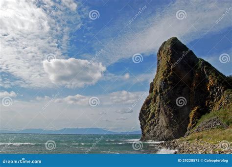 Seaside rock stock image. Image of rock, landscape, nature - 29228573