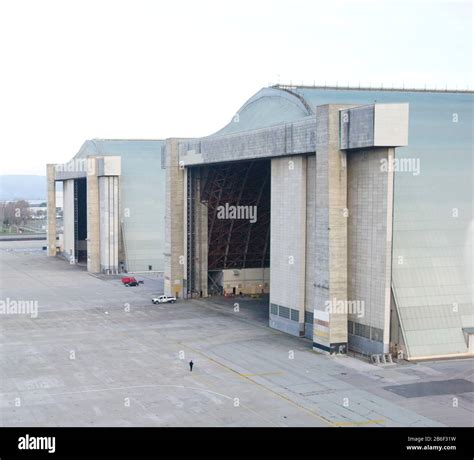 Hangars at Moffett Federal Airfield, Santa Clara County, California ...