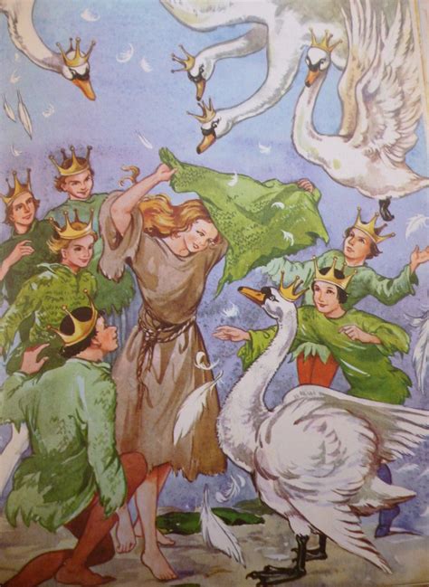 Wild Swans by Rene Cloke | Fairytale art, Fairytale illustration ...