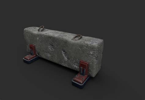 ArtStation - Road block (game ready) | Game Assets