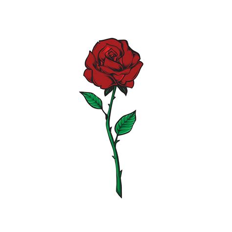 Single RED Rose Download Vector Cut File Bmppng Jpg Cricut - Etsy