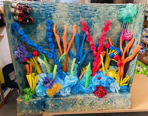 DIY coral reef | Coral reef, Coral reef craft, Ocean projects