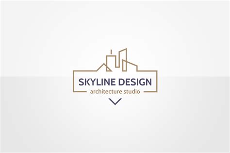 Architecture Logo Template on Yellow Images Creative Store