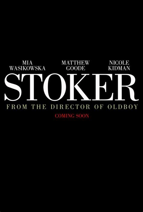 “Stoker” Teaser Poster | cityonfire.com