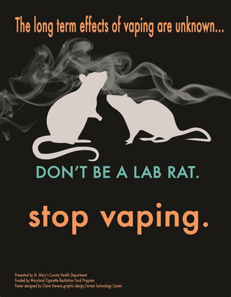 Vape Poster 3 - Saint Mary's County Health Department